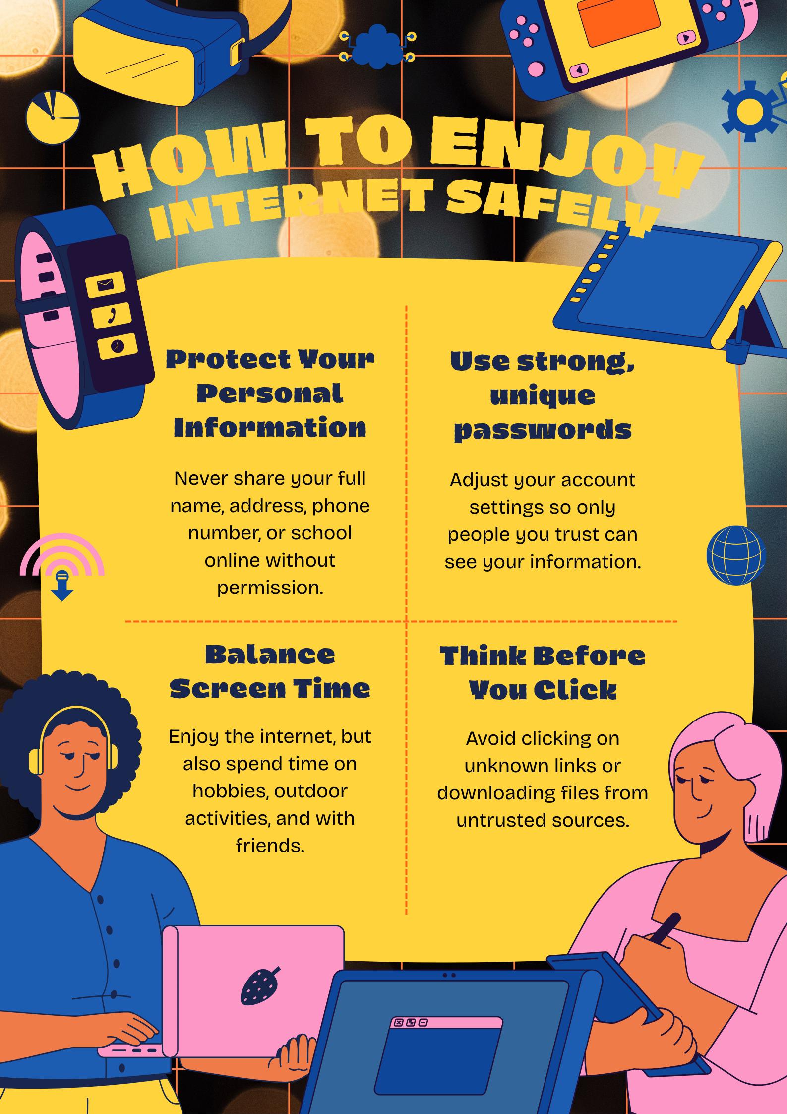 HOW TO ENJOY INTERNET SAFELY